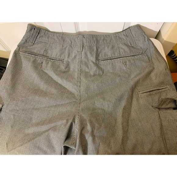 Champs Sports Gear Men's Sz 34 Gray Striped Shorts - Picture 7 of 7